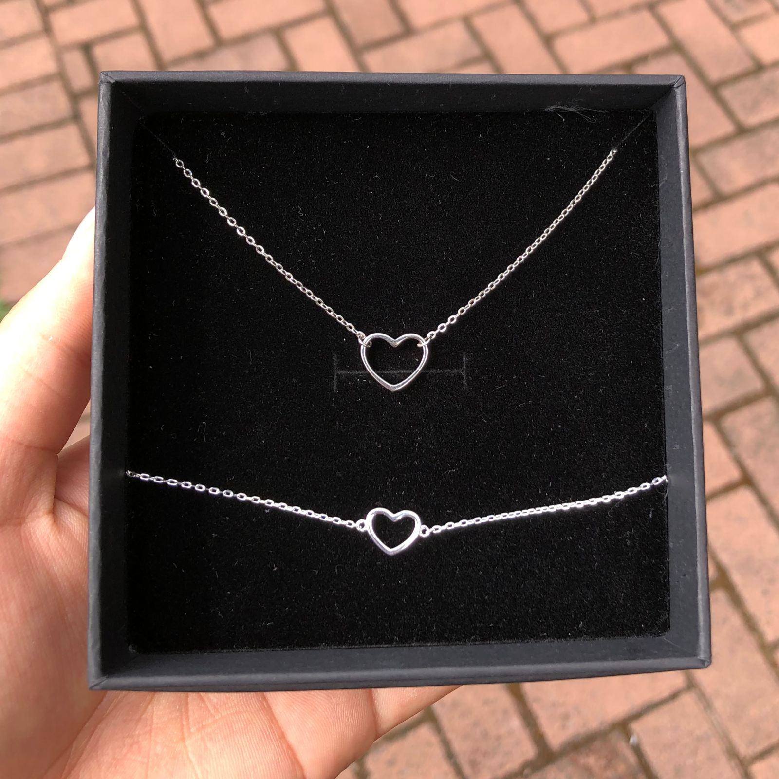 sterling silver heart jewellery