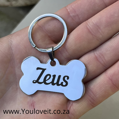 Dog Bone Engrave Keychain | Cape Town