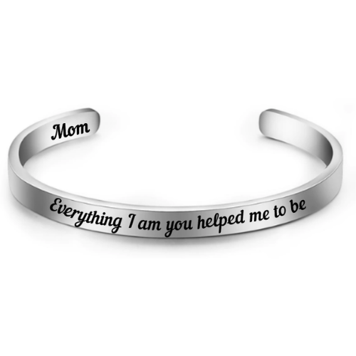 everything i am you helped me to be bracelet