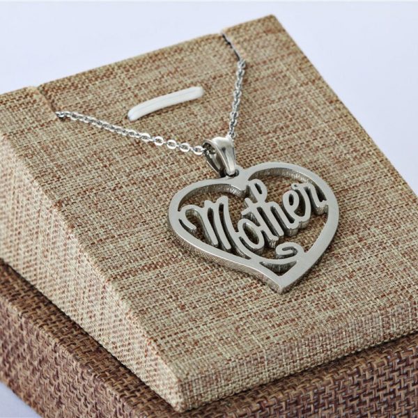 The Stainless Steel Mothers Pendant Necklace