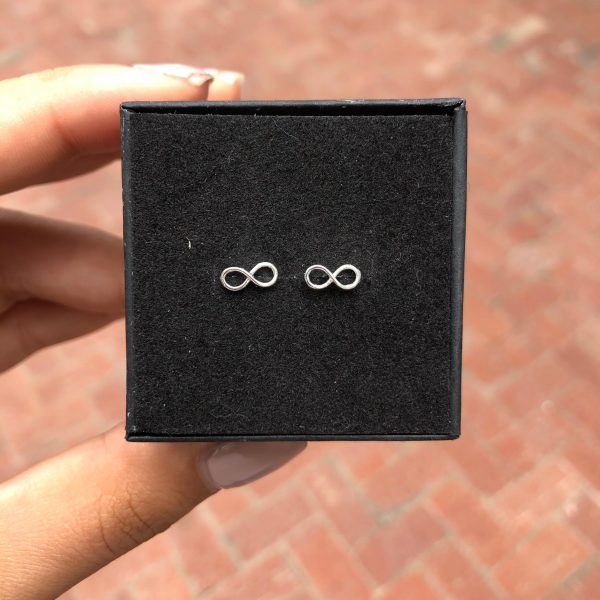 The S925 Sterling Silver Infinity Earrings