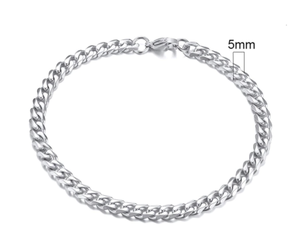 The 5mm Stainless Steel Bracelet