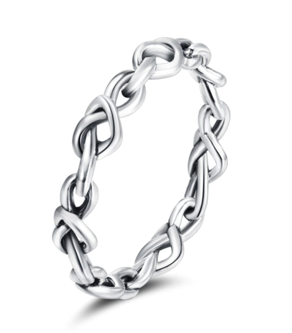 The S925 Sterling Silver Infinity Ring