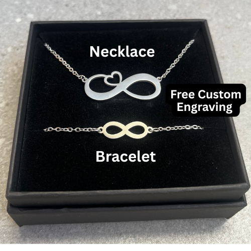 Personalised Engraved Infinity Gift Set
