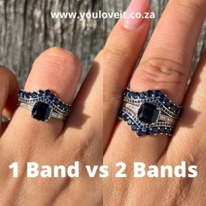 blue wedding ring sets in Paarl and Cape Town for sale