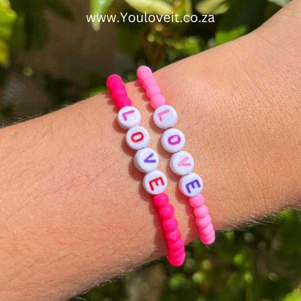 The “Love” Beaded Bracelet
