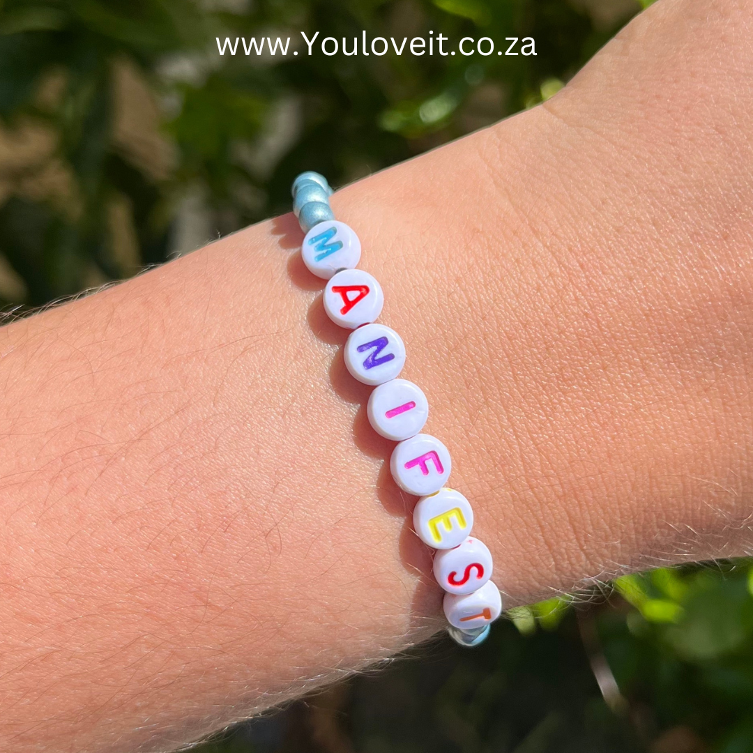 The "Manifest" Beaded Bracelet