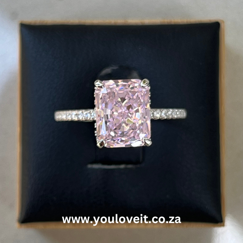 Radiant hot sale cut morganite