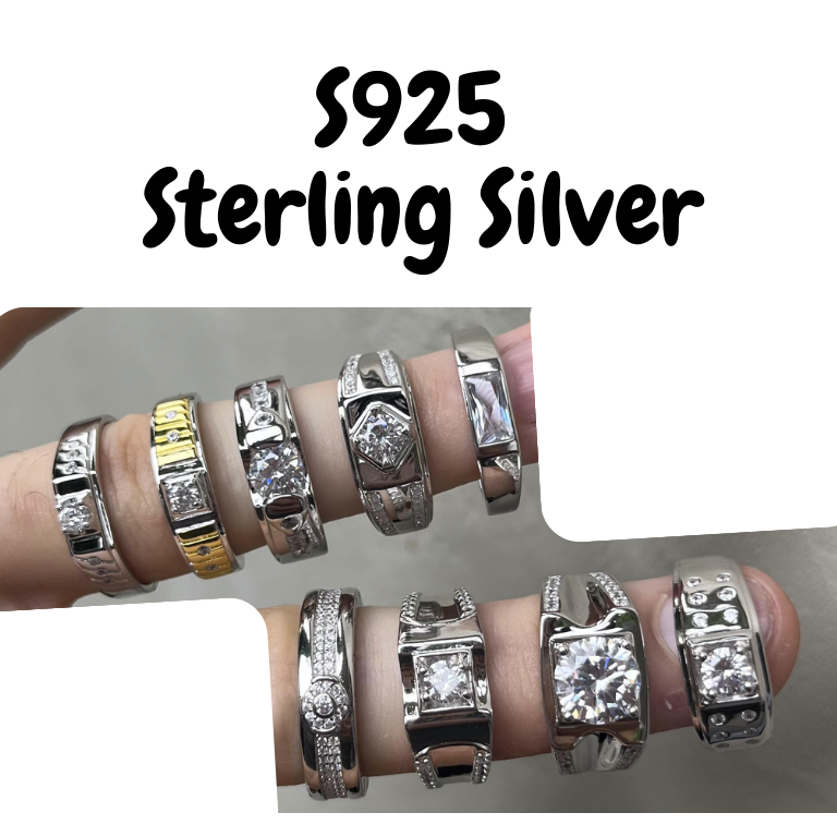 Sterling Silver male rings