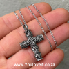 You Love It | The Stainless Steel Vintage Cross Keepsafe Urn Necklace | Stunning affordable cremation jewellery for ashes for sale in Pretoria, South Africa