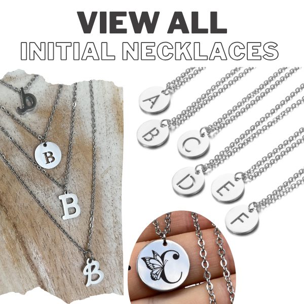 View all initial necklace