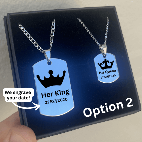 His hers store necklace set