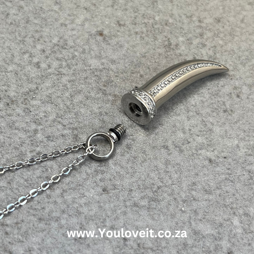 The Stainless Steel Dagger Keepsake Urn Necklace