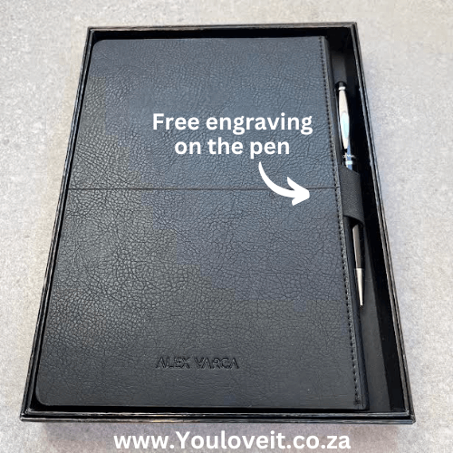 (Free Engraving) Alex Varga Notebook + Engraves Alex Varga Pen + Gift-Box4
