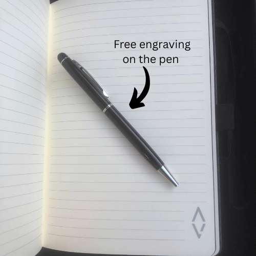 (Free Engraving) Alex Varga Carbon Fiber Notebook + Engraved Pen + Gift-Box Cape town