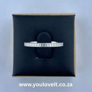 The Sterling Silver 2mm Textured Wedding Band