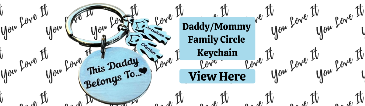 DaddyMommy Family Circle Keychains